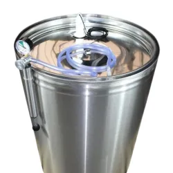 Butoi din inox alimentar cu capac flotant 100L flexmag.md