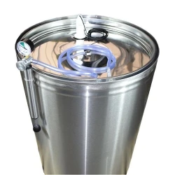 Butoi din inox alimentar cu capac flotant 102L flexmag.md
