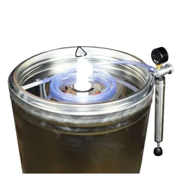 Butoi din inox alimentar cu capac flotant 102L flexmag.md
