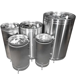 Butoi din inox alimentar cu capac flotant 150L flexmag.md