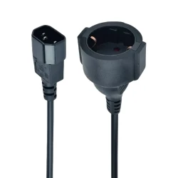Кабель адаптера питания Cablexpert PC-SFC14M -01, 0,2 м, черный flexmag.md