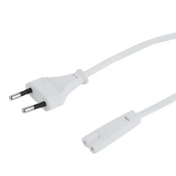 Cablu de alimentare Cablexpert PC-184-2-W, 1,8m, Alb flexmag.md