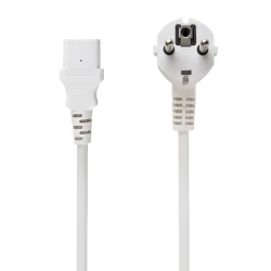Cablu de alimentare Cablexpert PC-186W-VDE, 1.8 m, Alb flexmag.md