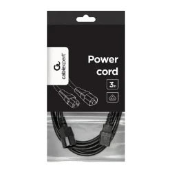 Cablu de alimentare Cablexpert PC-189-VDE-3, 3 m, Negru flexmag.md