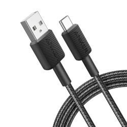Cablu de incarcare si date Anker A81H6G11, USB Type-A-USB Type-C, 1,8m flexmag.md
