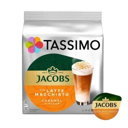 Карамельный кофе Jacobs Tassimo Latte Macchiato flexmag.md