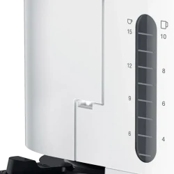 Кофеварка Braun KF1100, 1000 Вт, белая flexmag.md