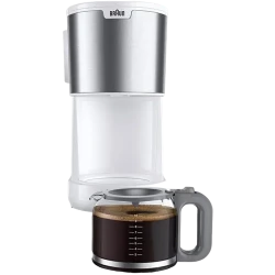 Кофеварка Braun KF1500 WH, 1000 Вт, белый flexmag.md