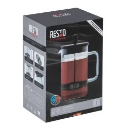 Cafetiera French Press RESTO 90504, 0,8L, Transparent flexmag.md