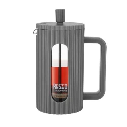 Кофемашина френч-пресс RESTO 90534, 0,6 л, темно-серая flexmag.md
