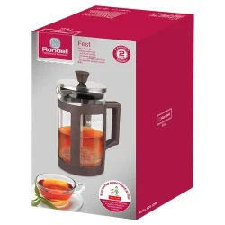 Cafetiera French Press Rondell RDS-1296, 0,6L, Maro flexmag.md