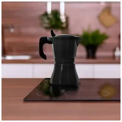 Cafetiera gheizer CasaMasa 200-FD-B2 Moka Induction Negru flexmag.md