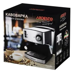 Cafetiera manuala Ardesto YCM-E1600, 850W, Otel inoxidabil flexmag.md