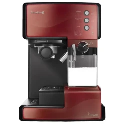 Cafetiera manuala Breville Prima Latte VCF046X-DIM, 1050W, Rosu flexmag.md
