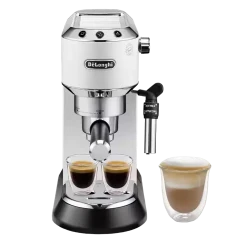 Cafetiera manuala DeLonghi Dedica Pump Espresso, 1300W, Alb flexmag.md