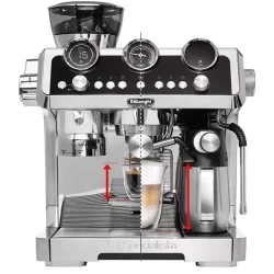 Cafetiera manuala DeLonghi EC 9865.M, 1450W, Otel inoxidabil flexmag.md