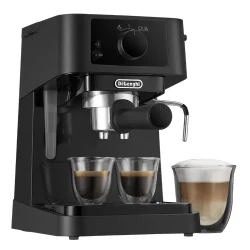 Cafetiera manuala DeLonghi EC230BK, 1100W, Negru flexmag.md