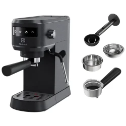 Cafetiera manuala Electrolux E6EC1-6BST, 1450W, Negru flexmag.md