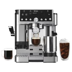 Cafetiera manuala Ninja ES701EU, 1650W, Otel inoxidabil flexmag.md