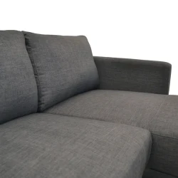 Диван Deco Era Dark Grey (левый) flexmag.md