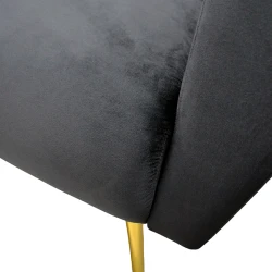 Диван Deco Gloriosa 2 Black flexmag.md