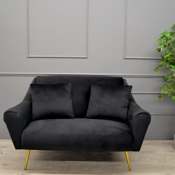 Диван Deco Gloriosa 2 Black flexmag.md