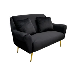 Диван Deco Gloriosa 2 Black flexmag.md