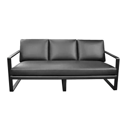 Canapea Deco York 3 Pu Black flexmag.md