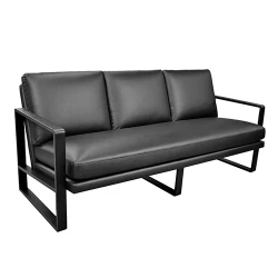 Canapea Deco York 3 Pu Black flexmag.md