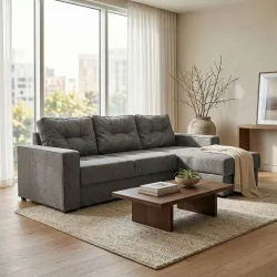 Canapea extensibila Deco CCPRYC-SMHRD-GRY flexmag.md
