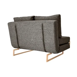 Canapea extensibila Deco LM-105 Dark Grey (120 cm) flexmag.md