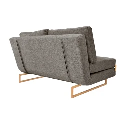 Canapea extensibila Deco LM-105 Dark Grey (150 cm) flexmag.md