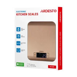 Электронные кухонные весы Ardesto SCK-898R Бронза flexmag.md