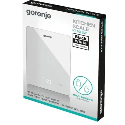 Электронные кухонные весы Gorenje KT10LBW, белые flexmag.md
