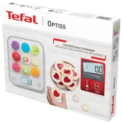 Электронные кухонные весы Tefal BC50D4V0 серые flexmag.md