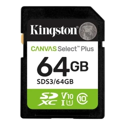 Card de Memorie Kingston Canvas Select Plus, 64GB (SDS3-64GB) flexmag.md