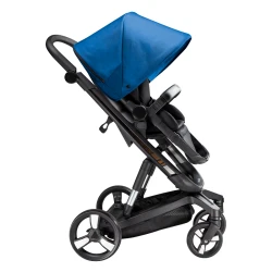 Carucior Bebumi Space Eco 2 in 1, Black-Blue flexmag.md