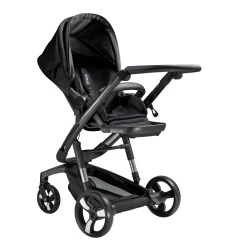 Коляска Bebumi Space Eco 2 в 1, Black-Gabardine Black flexmag.md