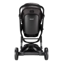 Коляска Bebumi Space Eco 2 в 1, Black-Gabardine Black flexmag.md