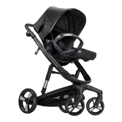 Коляска Bebumi Space Eco 2 в 1, Black-Gabardine Black flexmag.md