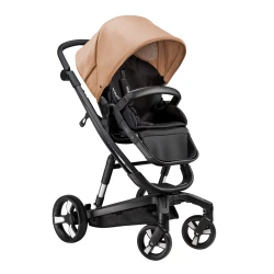 Коляска Bebumi Space Eco 2 в 1, Черный-Золотой flexmag.md