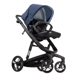 Carucior Bebumi Space Eco 2 in 1, Black-Navy flexmag.md