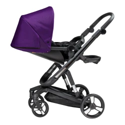 Carucior Bebumi Space Eco 2 in 1, Black-Purple flexmag.md