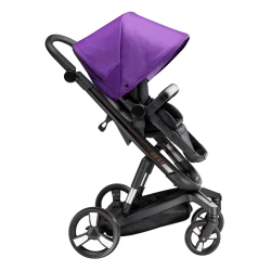 Carucior Bebumi Space Eco 2 in 1, Black-Purple flexmag.md
