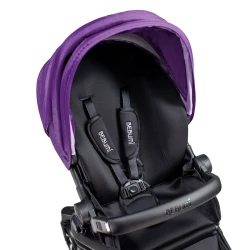 Carucior Bebumi Space Eco 2 in 1, Black-Purple flexmag.md