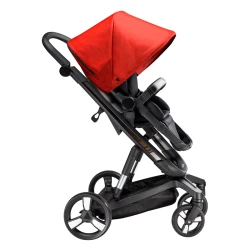 Carucior Bebumi Space Eco 2 in 1, Black-Red flexmag.md