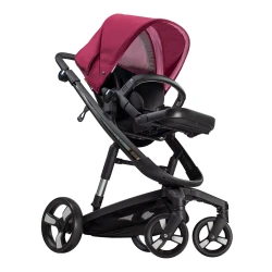 Carucior Bebumi Space Eco 2 in 1, Black-Ruby flexmag.md