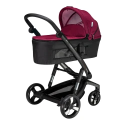Carucior Bebumi Space Eco 2 in 1, Black-Ruby flexmag.md