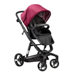 Carucior Bebumi Space Eco 2 in 1, Black-Ruby flexmag.md
