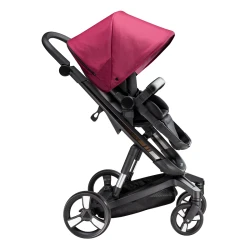 Carucior Bebumi Space Eco 2 in 1, Black-Ruby flexmag.md